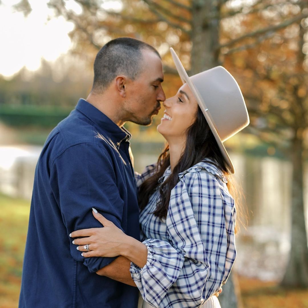 Jace Peterson with wife Brianna